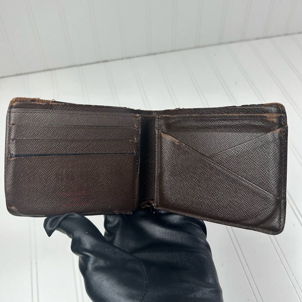 Louis Vuitton Damier Ebene Multiple Pocket Wallet Unisex - Picture 10 of 15